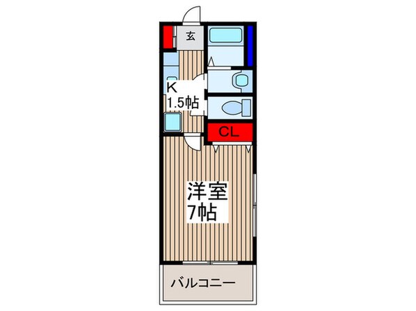 ＹＵＴＯＲＩＮＡの物件間取画像